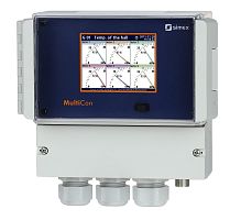 Temperature regulator with LCD display MultiCon CMC-N16TFT graphic displaywith touchscreenmulti-channel