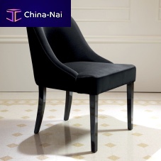 Traditional armchair VICKYfabricblack