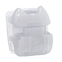 Self-ligating orthodontic bracket S-lineceramictwinround