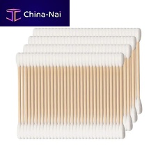 Wooden swab cotton