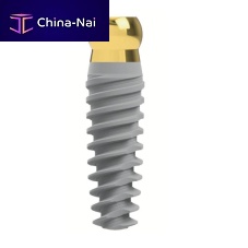 Conical dental implant ORBIT®titaniumstraighttransgingival