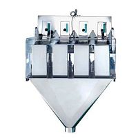 Multihead weighing machine VD-1-4linearfor the food industryfor granulates