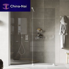Walk-in shower enclosure WALKIN COULISSANTEglassaluminumsliding door