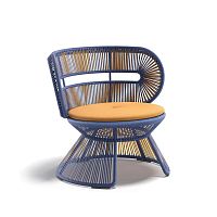 Contemporary armchair CIRQL NUfabricaluminumsynthetic fiber