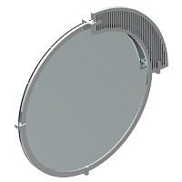 Wall-mounted bathroom mirror ZOOM.5tablecontemporaryround