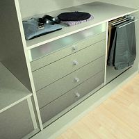 Indoor drawer glass