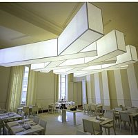 Contemporary ceiling lamp LIGHTED DROP®roundother shapespaper