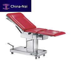 Hydraulic examination table MT400Bheight-adjustable3-sectionpink