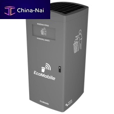 Metallic waste container smartfor household wastefor urban waste