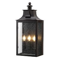 Traditional wall light BALMORALoutdoorbronzeglass