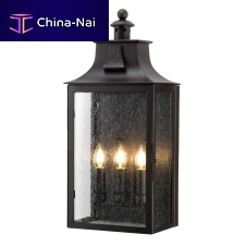 Traditional wall light BALMORALoutdoorbronzeglass