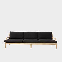 Contemporary sofa AUSTINgardenfabricblack