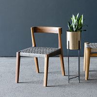 Contemporary chair ODIoutdoorindoorrope