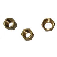 Hexagonal nut brassthreaded