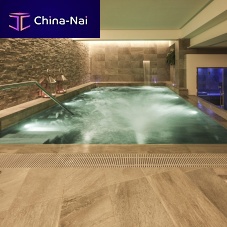 Built-in swim spa rectangularmultiplaceindoor