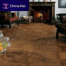 Solid parquet floor UNIBLOCK FLOORING : MILK CHOCOLATEoakoiledlacquered
