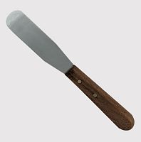 Dental plaster spatula OR-7055single-endedstainless steelwooden