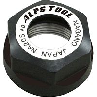 Hexagonal nut NA Sflangemetalfor collets