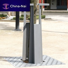 Thermo-lacquered steel tree guard GIRO