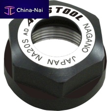 Hexagonal nut NA Sflangemetalfor collets
