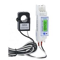 DIN rail electric energy meter VE1D-CTsingle-phaseModbuswith LCD display