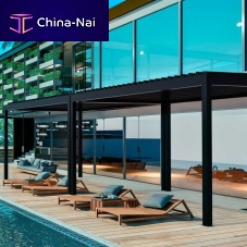 Self-supporting pergola PERGOLAMwall-mountedhangingaluminium