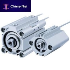 Pneumatic cylinder NCQ2 serieswith threaded rodsdouble-rodwith piston rod