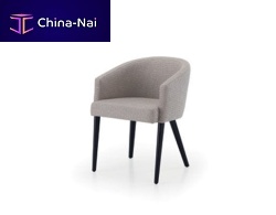 Contemporary chair LILIindoorfabricsolid wood