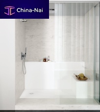 Fixed shower screen tempered glass