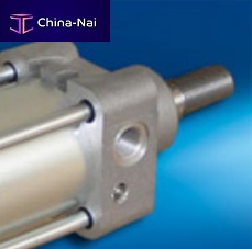 Pneumatic cylinder with guided piston roddouble-actingguided