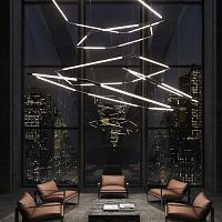 Hanging light fixture 360�LEDlinearIP20