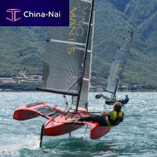 Foiling sailboat trimarandaysailercarbon