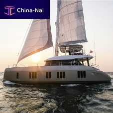 Catamaran sailing yacht 505-cabinwith open transomflybridge