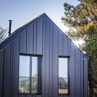 Zinc cladding elZinc RAINBOW® EBONYsheetshingleinterlocking