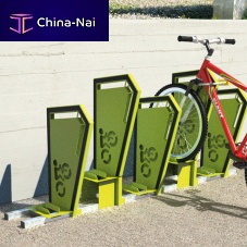 Floor-mounted bike rack KOMPAKgalvanised steelsecurecommercial