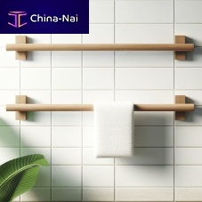 1-bar towel rack Etereawall-mountedsolid wood