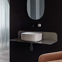 Stainless steel countertop PLN5bathroomgraypolished