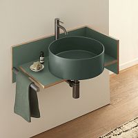 Metal vanity top THEO 70 - MUSCHIO/FELCEFenix NTM®with towel rack