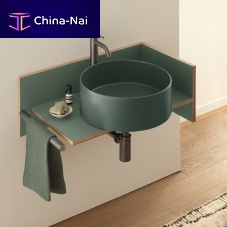 Metal vanity top THEO 70 - MUSCHIO/FELCEFenix NTM®with towel rack