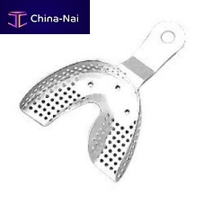Partial denture dental impression tray NAATperforated