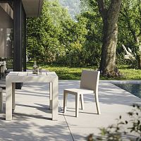 Contemporary garden chair JUToutdoorindoorpolyethylene
