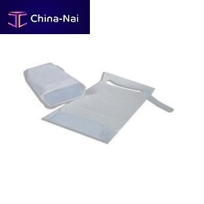 Single-use medical bib adultchildrenblue