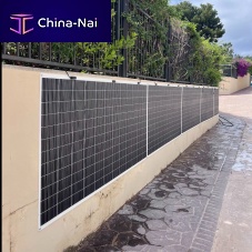 Fence mounted solar kit