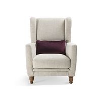 Traditional armchair ROMOLOleatherfabricvelvet
