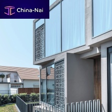 Aluminum solar shading for facadeperforated
