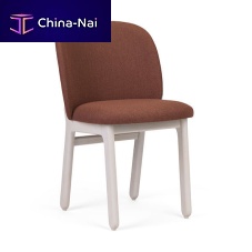 Contemporary chair ARCOindoorfabricbeech base