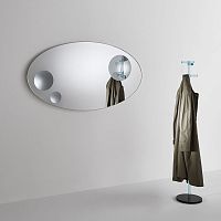 Wall-mounted mirror CELESTEcontemporaryroundoval