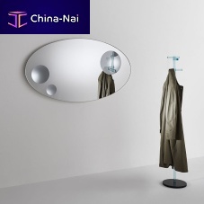 Wall-mounted mirror CELESTEcontemporaryroundoval