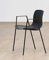 Contemporary chair AAC 18indoorchromeupholstered