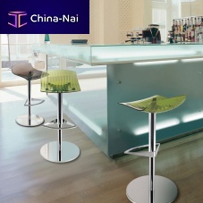 Contemporary bar stool X-TREME B polycarbonatesteel baseadjustable-height